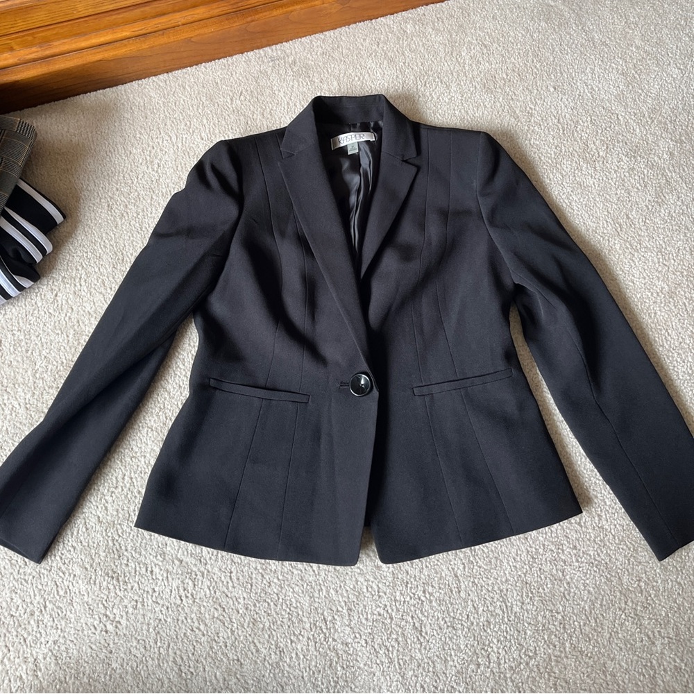 Kasper Black Blazer - Picture 1 of 5